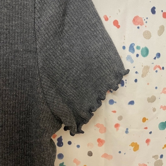 ♻️ American Eagle gray cropped tee size medium - Picture 6 of 6